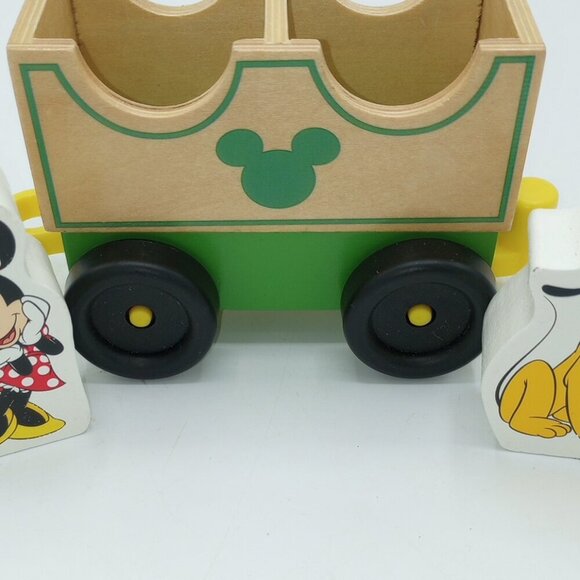 Melissa & Doug Disney Wood Train & 5 Characters Mickey Minnie Toddler Kids - Picture 10 of 16